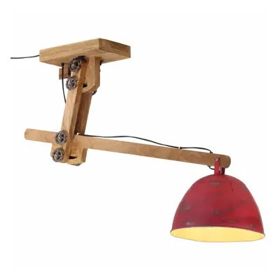 vidaXL Ceiling Lamp Hanging Light Ceiling Chandelier W Distressed Red E27