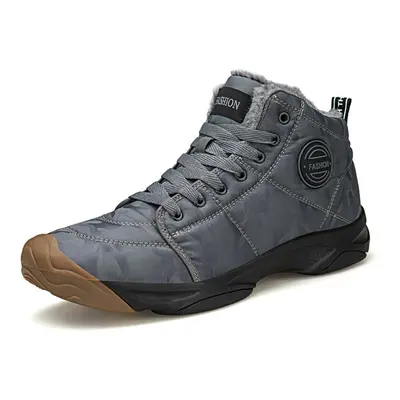 (Grey, 45) Winter Warm Boots with Inner Lining Snow Women Men