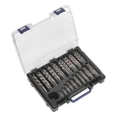 170 Piece Fully Ground HSS Drill Bit Assortment - 1mm to 10mm - Split Point Tips