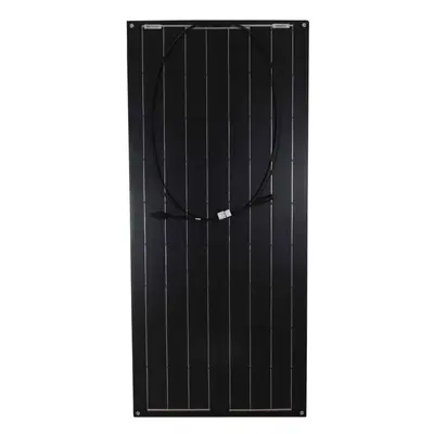 (100w Black, Solar Panel Only) 30/50/100w Flexible Solar Panel PV Photo-voltaic Boat Marine Cara