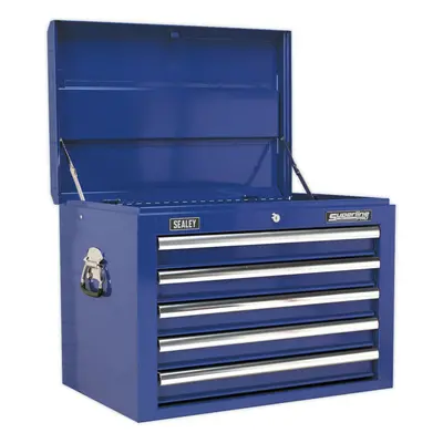 660 x x 490mm BLUE Drawer Topchest Tool Chest Storage Unit - High Gloss