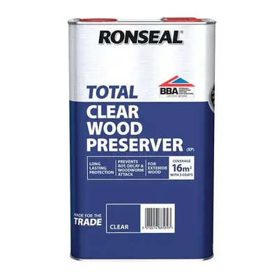 Ronseal Trade Total Wood Preserver Clear litre