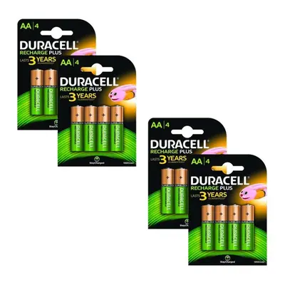 Duracell 1300mAh AA Size Rechargeable Batteries--Pack of