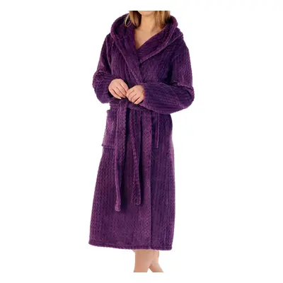 (Purple, XLarge) Slenderella HC02319 Women's Long Dressing Gown