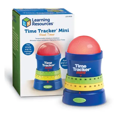 Learning Resources Time Tracker Mini Visual Timer, Classroom Timer, Hand Washing Timer, Auditory