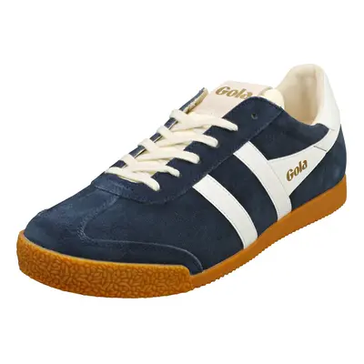 (7) Gola Elan Mens Casual Trainers in Navy White