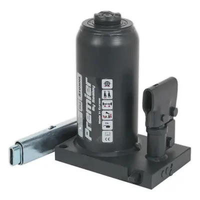 5 Tonne One-Piece Steel Bottle Jack with Telescopic Ram - 515mm Maximum Height