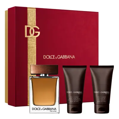 D&G 100ml EDT, 50ml Shower Gel & Aftershave Balm Gift Set Xmas