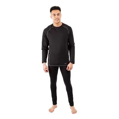 (XL, Black) Trespass Unisex Adult Sandler Base Layer Set