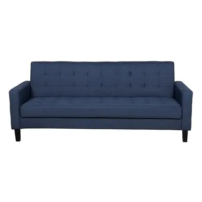 Fabric Sofa Bed Dark Blue VEHKOO