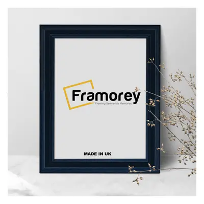 (36x12 Inch) Black Poster Frame / Picture Frame / Engraved Wooden Effect Frame / Photo Frame / P