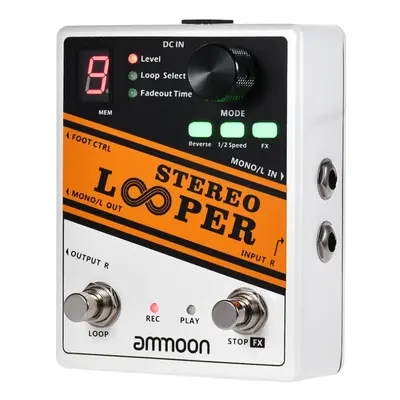 Loop Record Guitar Effect Pedal Independent Loops Max