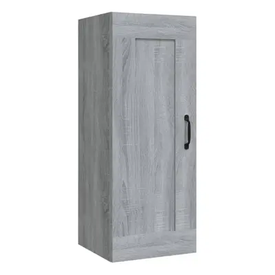 (grey sonoma) vidaXL Hanging Cabinet Floating Cabinet Wall Storage Cabinet Engineered Wood