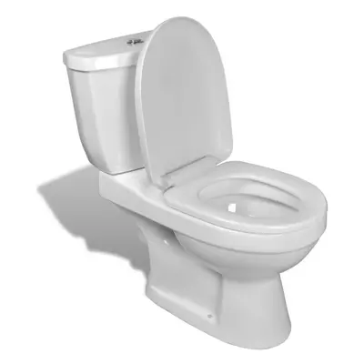 Toilet With Cistern White