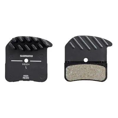 Shimano Spares H03A Disc Brake Pads Alloy Backed With Cooling Fins Resin