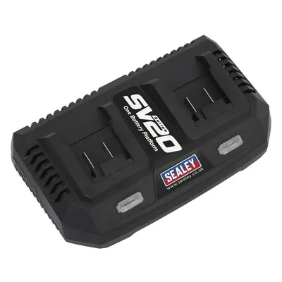 20V Dual Battery Charger for SV20 Series Lithium-ion Batteries - 230V Supply