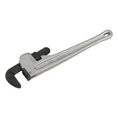 450mm Aluminium Alloy Pipe Wrench - European Pattern - 13-63mm Carbon Steel Jaws