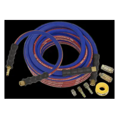 Air Hose Kit Extra-Heavy-Duty 15m x Ø10mm with Connectors