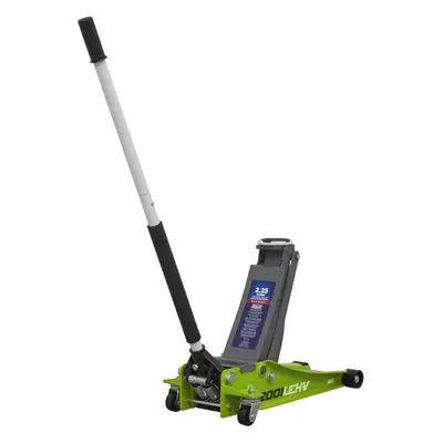 Low Entry Trolley Jack - 2250kg - Twin Piston - 495mm Max Height - Green