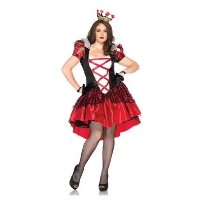 Queen of Hearts costume with corset plus size for women