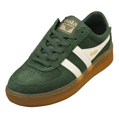 (8) Gola Grandslam Womens Fashion Trainers in Green Off White