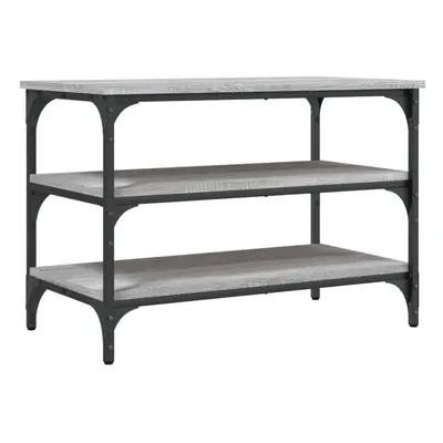 (grey sonoma, x 38.5 x cm) vidaXL Shoe Bench Hallway Shoe Cabinet Storage Bench Seat Engineered 