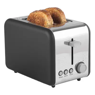 Grey Slices Toaster 850W Breakfast Maker Pop up Bread Loaf Toaster Machine