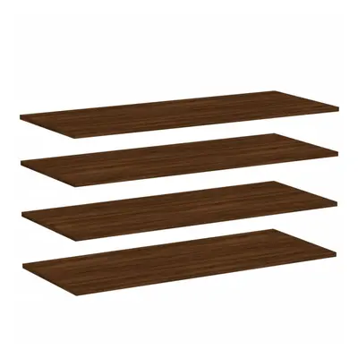 vidaXL Wall Shelves Floating Shelf Wall Rack pcs Brown Oak Engineered Wood