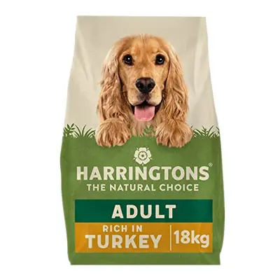 Harringtons Complete Dry Adult Dog Food Turkey & Veg 18kg - Made with All Natural Ingredients