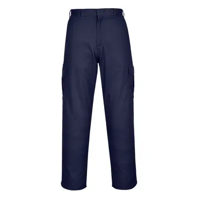 (32T, Dark Navy) Portwest Mens Combat Work Trousers (Pack of 2)