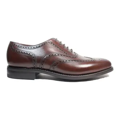 (10 (Adults')) 302CHRG | Dark Brown Leather | Mens Oxford Shoes