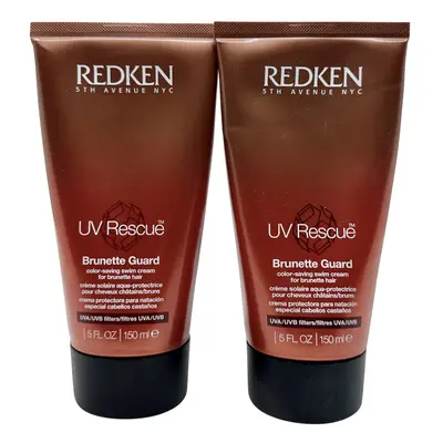 Redken UV Rescue Brunette Guard Color Saving Swim Cream OZ Set of