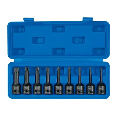 Draper 1/2" Sq. Dr. 78mm Long Draper TX-STAR Socket Bit Set (9 Piece)