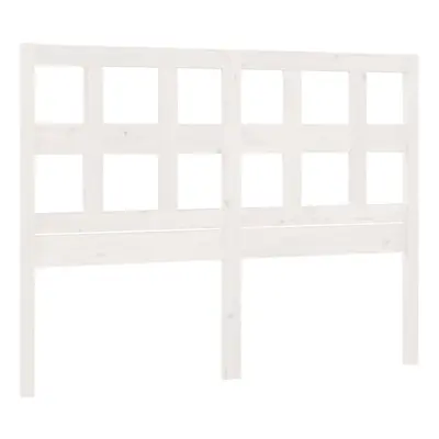 (white, 155.5 x x cm) vidaXL Bed Headboard Home Bedroom Decorative Bed Header Panel Solid Wood P