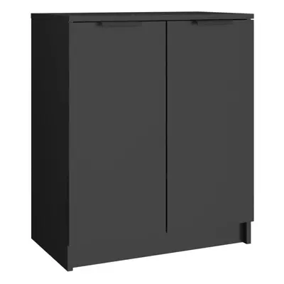 vidaXL Shoe Cabinet Shoe Cupboard Shoe Rack Cabinet Black Engineered Wood