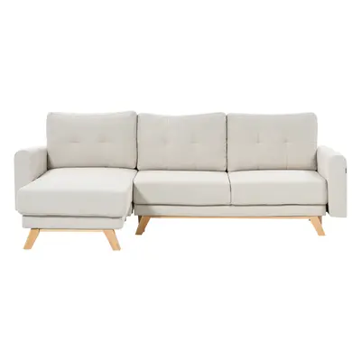 Corner Sofa SIRO Light Beige Right Hand