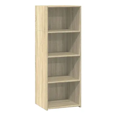 (sonoma oak) vidaXL Highboard Sideboard Cabinet Storage Cupboard White Engineered Wood