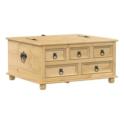 vidaXL Storage Box Blanket Box Storage Chest Toy Box Trunk Solid Wood Pine