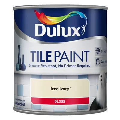 Dulux Tile Paint Iced Ivory 600Ml