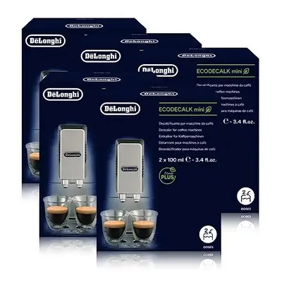 DeLonghi decalcifier EcoDecalk, mini value pack,10x ml, suitable for fully automated coffee mach