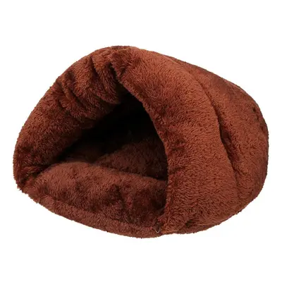 (Type C) Pet Bed Puppy Cushion House Cave Cat Sleep Bag Soft Warm Kennel Mat Blanket