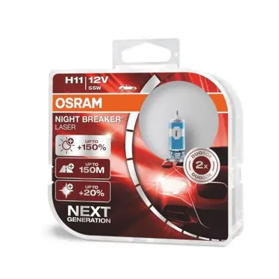 Performance Bulbs - Up To +150% More Brightness - H11 (711) PGJ19-2 - Halogen - NIGHT BREAKER LA