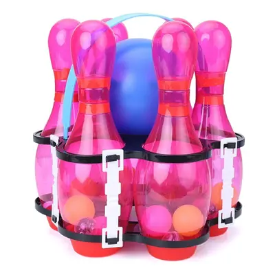 Children Plastic Funny Bowling Kindergarten Leisure Sports Entertainment Bowling Set Puzzle Toy 