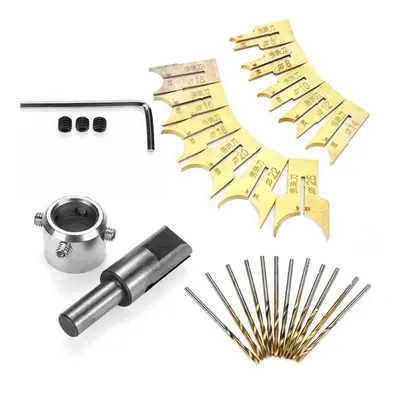 24pcs 6-25mm Alloy Ball Cutter Drilling Wooden Beads Drill Rotary Bead Molding Tool