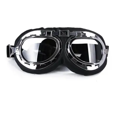 (Transparent) UV Protection Dog Sunglasses Large Glasses Eyewear Foldable Sun-resistant Goggles