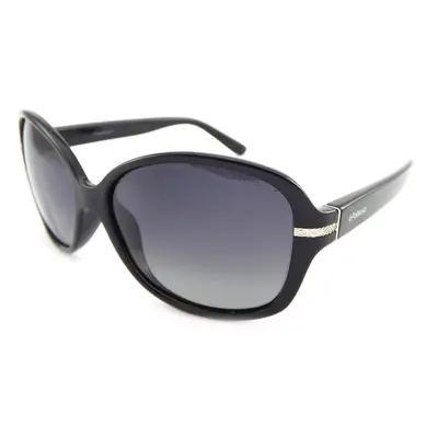 (Shiny Black KIH) POLAROID Women's Polarized Sunglasses P8419