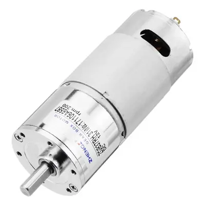 12V 200rpm Gear Motor Reduction DC