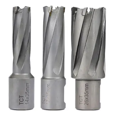 (26mm) TCT Annular Cutter 13/14/16/17/18/26/32mm Carbide Tip Magnetic Drill Bit Weldon Shank Hol