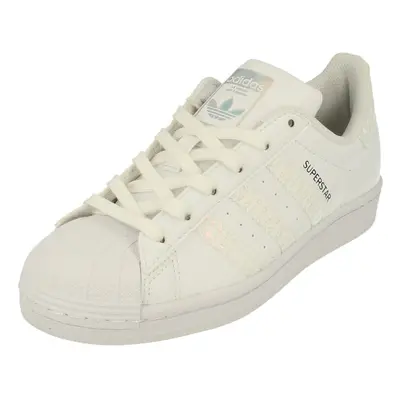 (3.5) Adidas Originals Superstar Junior Trainers Sneakers Fx3566