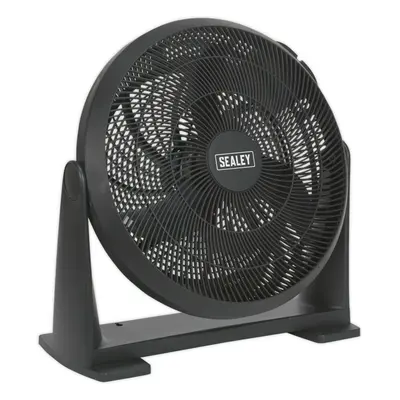 16 Inch Composite Desk or Floor Standing Fan - Speed Settings - 3-Pin UK Plug